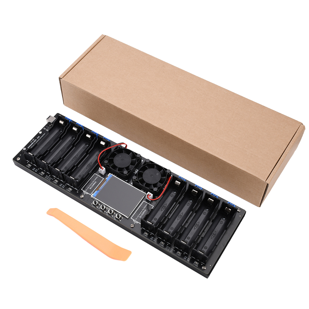 Probador de resistencia interna de capacidad de batería de litio 18650 21700, pantalla a Color, módulo de detección de potencia Digital, cc 5V, 10A, automático: YELLOW