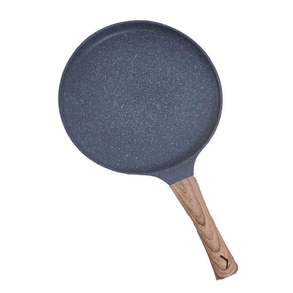 Pancake Pan Frying Eggs Household Non-stick Small Flat-bottomed Frying Pan Aluminum Alloy Pancake Shallow Frying Pan For Kitchen
