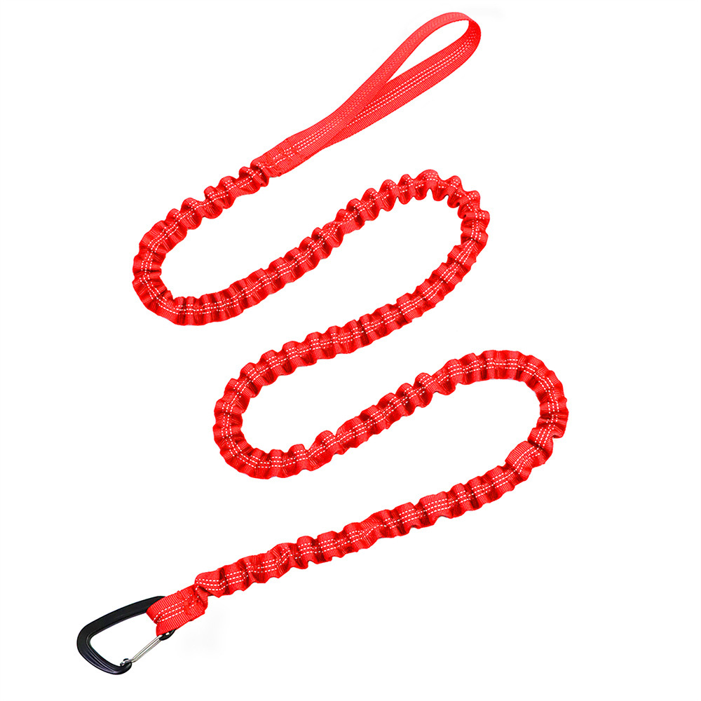 Cuerda elástica para bicicleta de montaña y ciclismo, cuerda de remolque para exteriores, Cable de transporte, Compatible con todas las bicicletas: Red