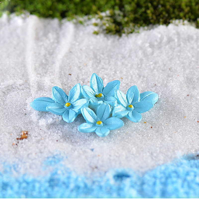 10 st miniatyr blomma mossa bonsai pyssel hantverk fe trädgård landskap dekor