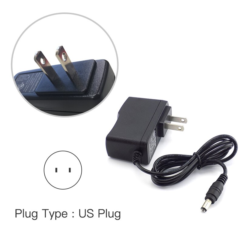 AODIN-Adaptador de proyector DC 5V 3A para D05 M6S M6plus M6 T89A DLP, que incluye mini proyector enchufe para UE, EE. UU. Y Reino Unido: US Adapter
