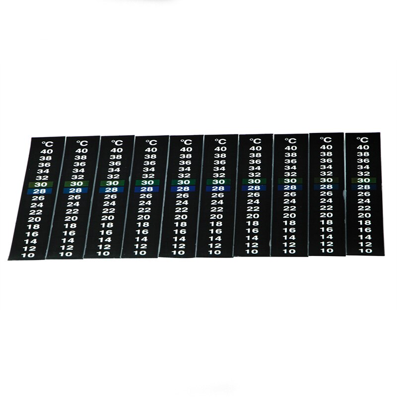 1 stuks digitale aquariumthermometer temperatuursticker celsius 10-40 graden