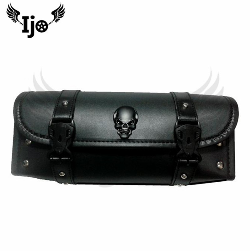 sacoche moto saddle bag Skull for Vespa harley softail mochila moto maletas moto alforjas para moto tank bag motorcycle bag