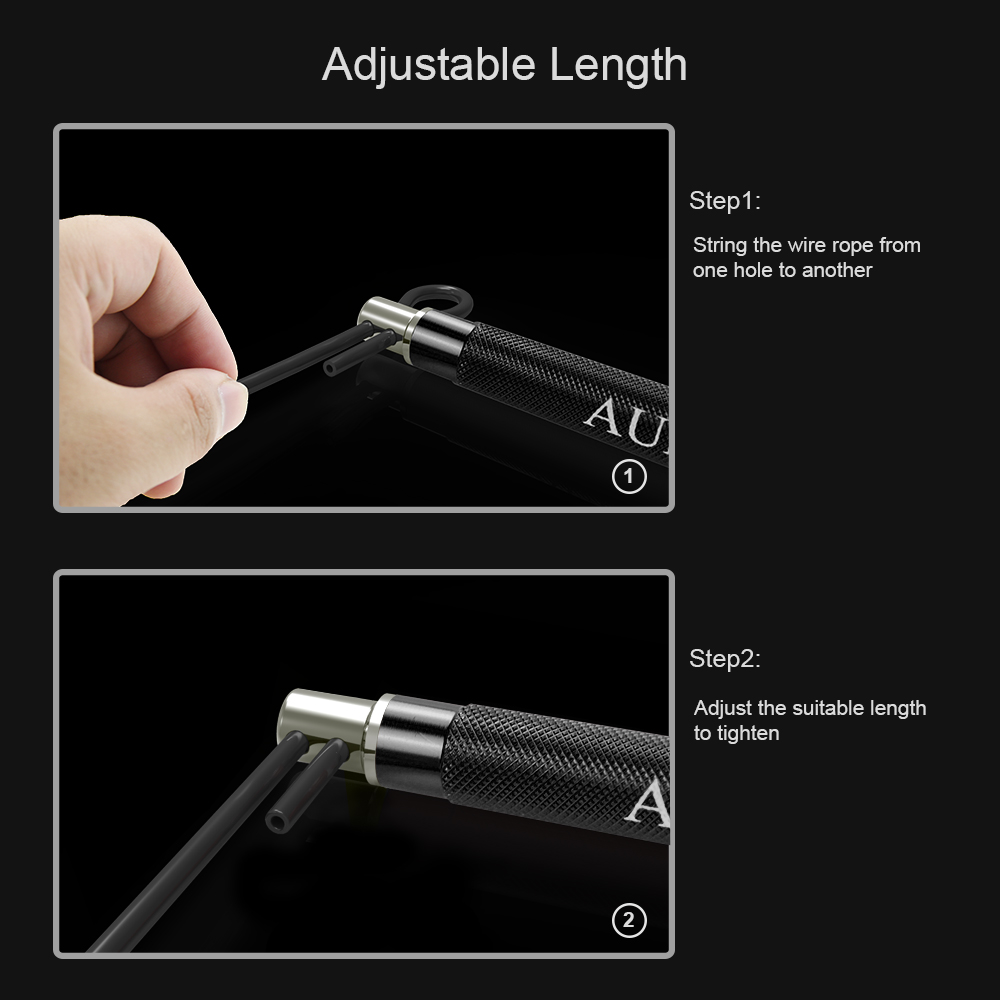 Crossfit Speed Jump Rope aluminium sports equipment for women and men in cardio training workout