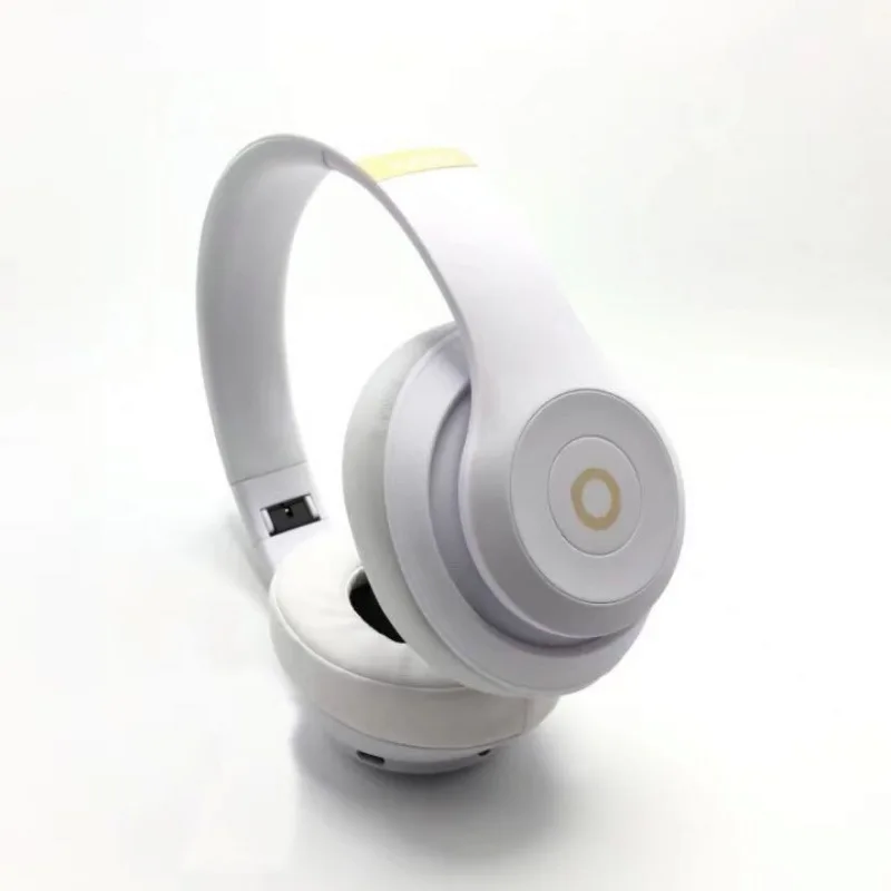 Studio3 Draadloze op het hoofd gemonteerde draadloze Bluetooth-oortelefoon Magic Sound B-recorder 3-oortelefoon S3 Telescopisch: WHITE