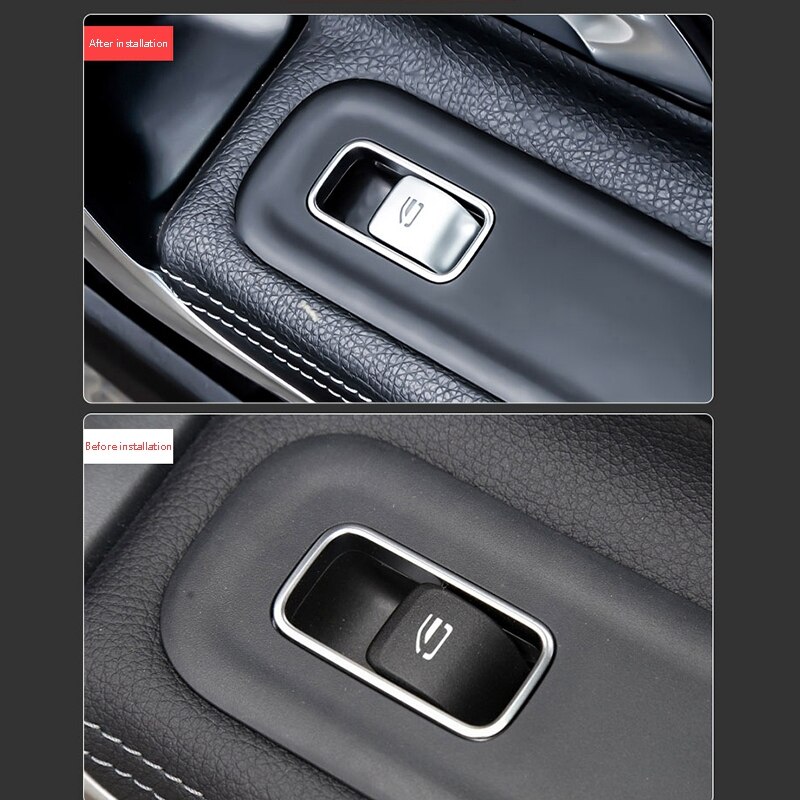 De decoratie van de schakelaar voor de raamlift is geschikt voor de mercedes-benz glb 180 200 a klasse b-klasse