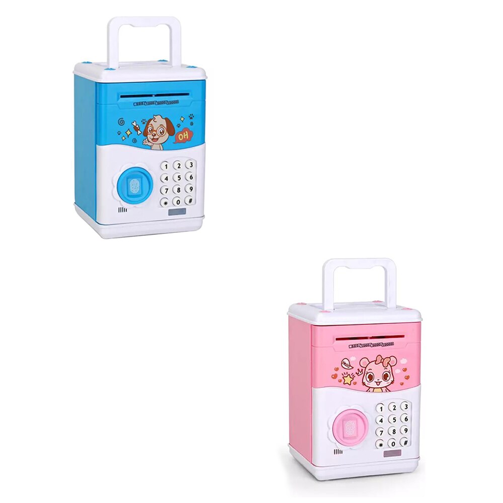 Salvadanaio elettronico ATM parola d'ordine salvadanaio impronta digitale moneta salvadanaio bancomat cassaforte deposito banconote