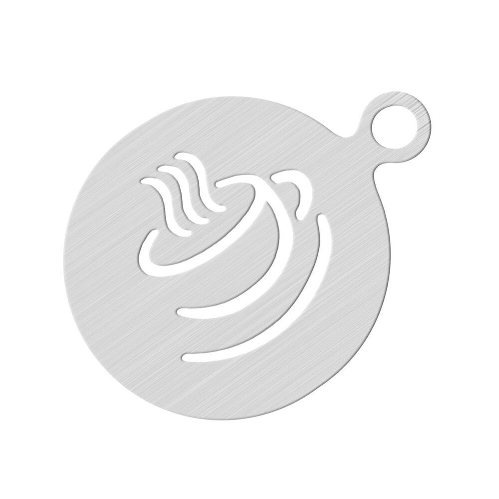 Coffee Decorating Stencils Stainless Steel Coffee Art Stencils Barista Template for All Kinds of Mousse Cut Cake Birthday Cake