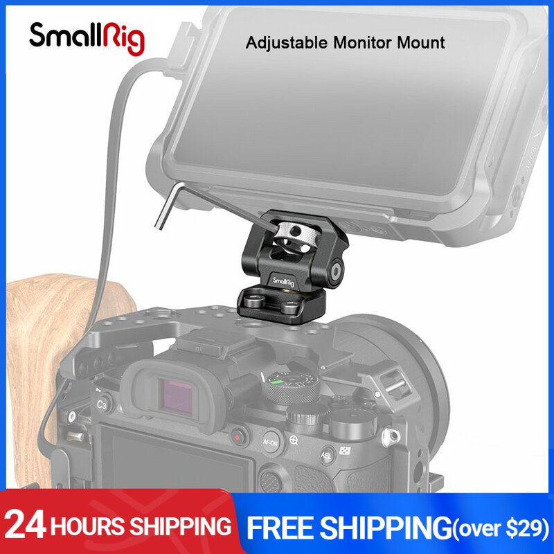 SmallRig Swivel and Tilt Adjustable Monitor Mount With Screws Mount For Camera/Monitor/Light/Microphone Dslr Accessories -2904