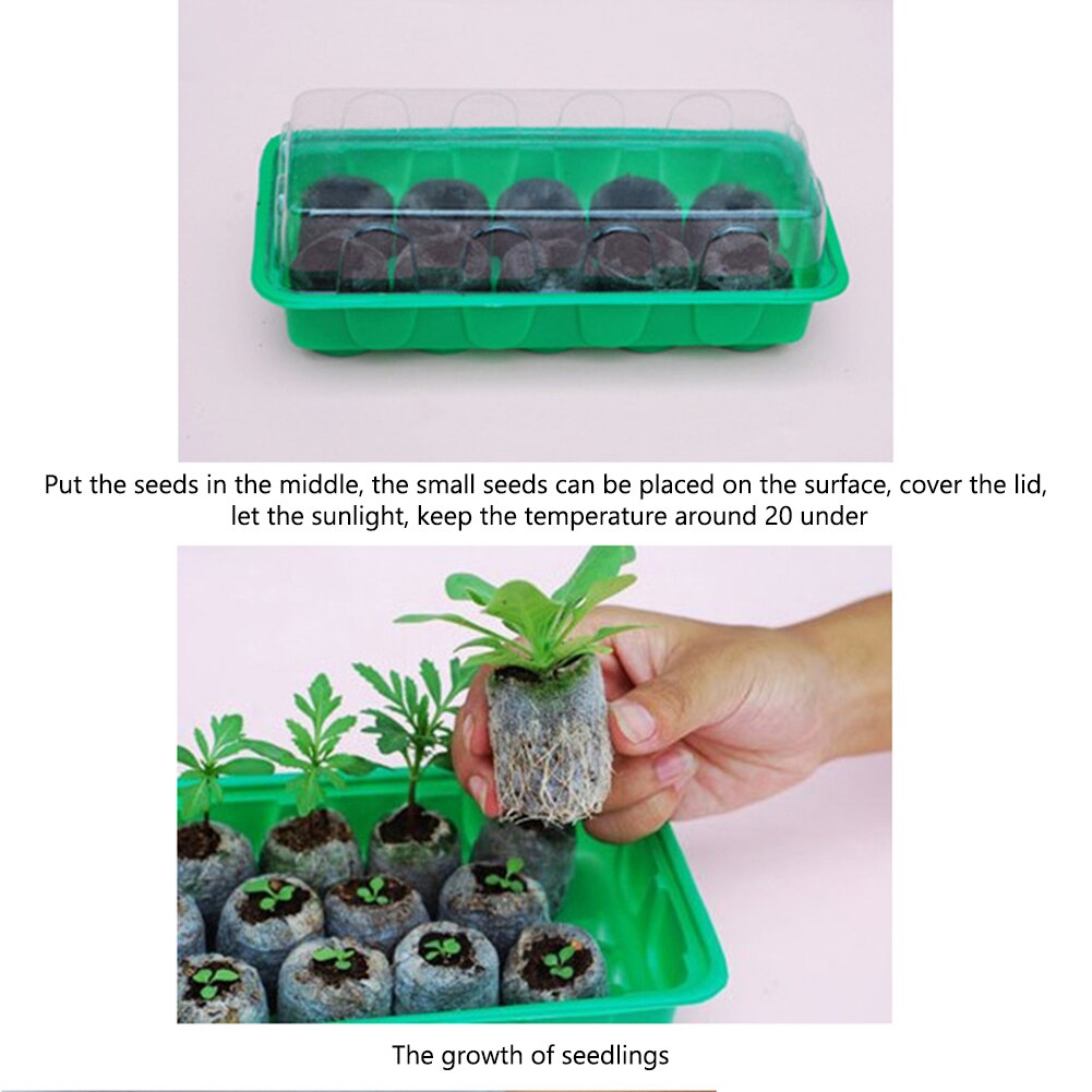 100 stücke 30mm Haushalt Garten Pellets Hersteller Torf Komprimiert Torf Boden Kügelchen Sämling Boden Block Hersteller Samen Ausgangs