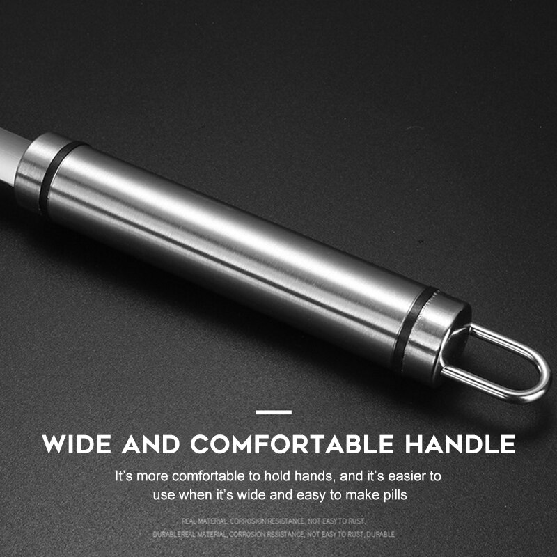 1Pc Stainless Steel Non-Stick Meatball Maker Spoon Meat Baller With Elliptical Leakage Hole Meat Ball Mold Kitchen Gadgets