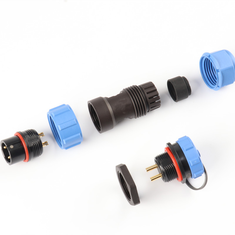 16Mm Waterdichte Connector Sp16 2P 3P 4P 5P 6P 7P 9P Sd 16 Draad Connectoren