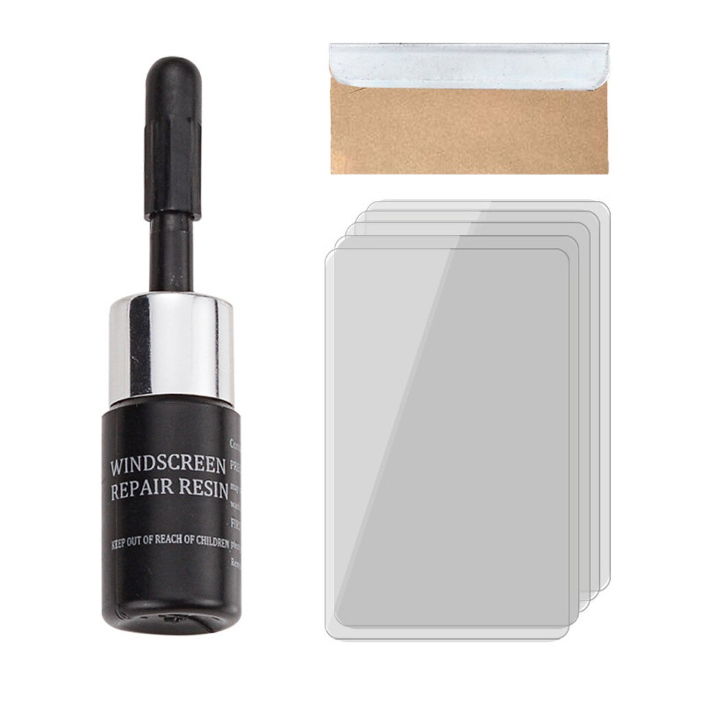 Automotive Glass Nano Repair Fluid Car Window Broken Glass Nano Repair Tool Kit Magic Windshield Repair resin Tool car styling: C
