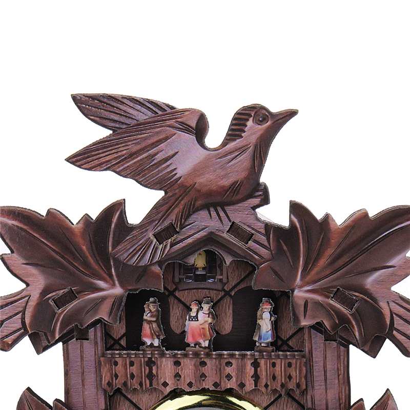 Cadran Bois Pour Pendule à Coucou - Forêt Noire - ø 6 Cm - Marron/jauni