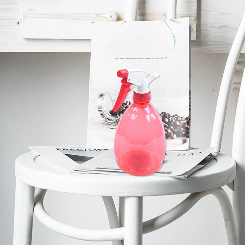 Clear Red Plastic Trigger Spray Fles Bloem Plant Water Spuit 500Ml