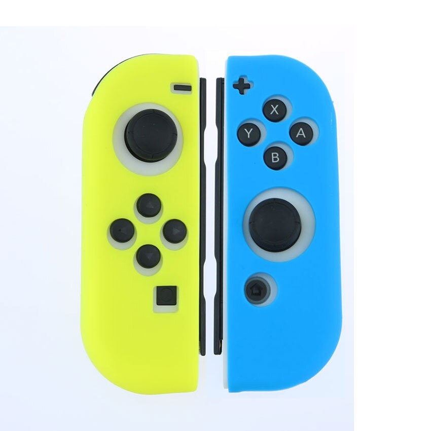 ChengHaoRan Gomma di Silicone Della Pelle Della Copertura di Caso Per Nintendo NS Interruttore Gioia Con Controller Per NX Joycon Anti-slittamento Morbido caso: No.67