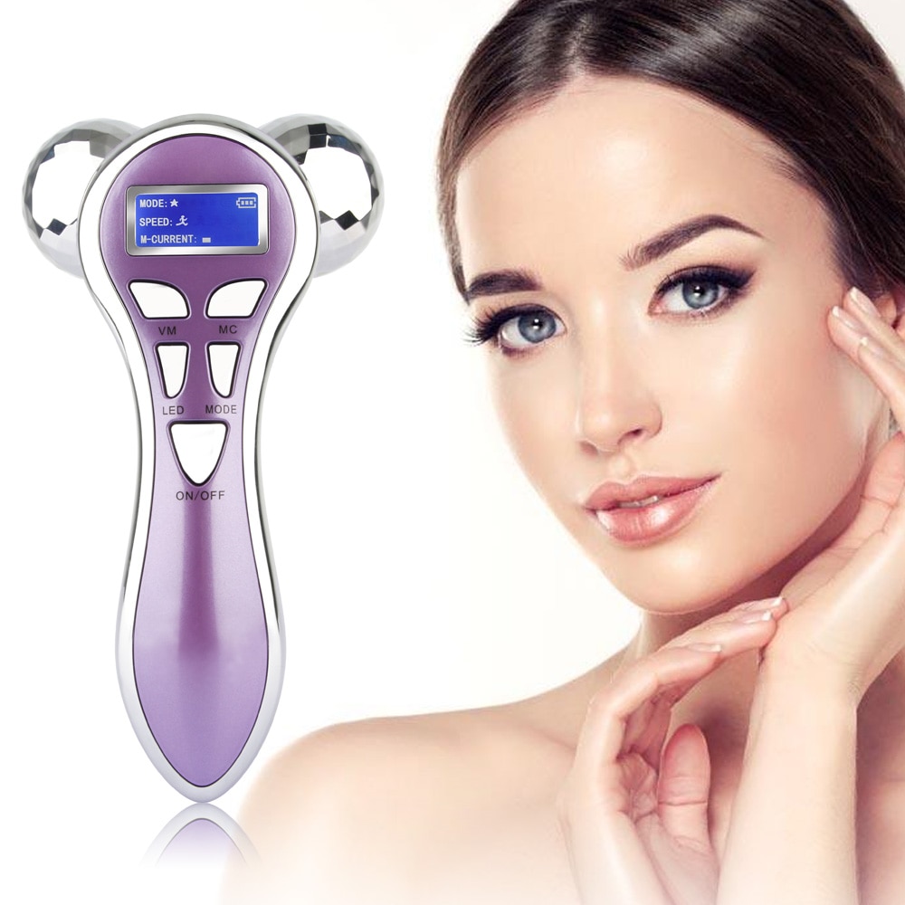 Portable Anti Body Cellulite Wrinkle Remover Slimming Beauty Machine 4D Roller Facial Vibrating Massager Face Shaping Tool