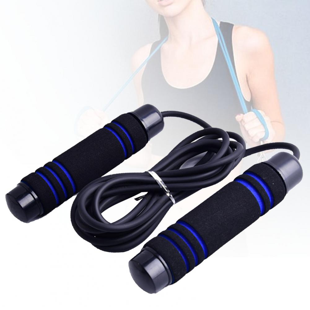 Rubberen Handvat Jump Rope Skipping Verstelbare Bodybuilding Oefening Fitness Tool