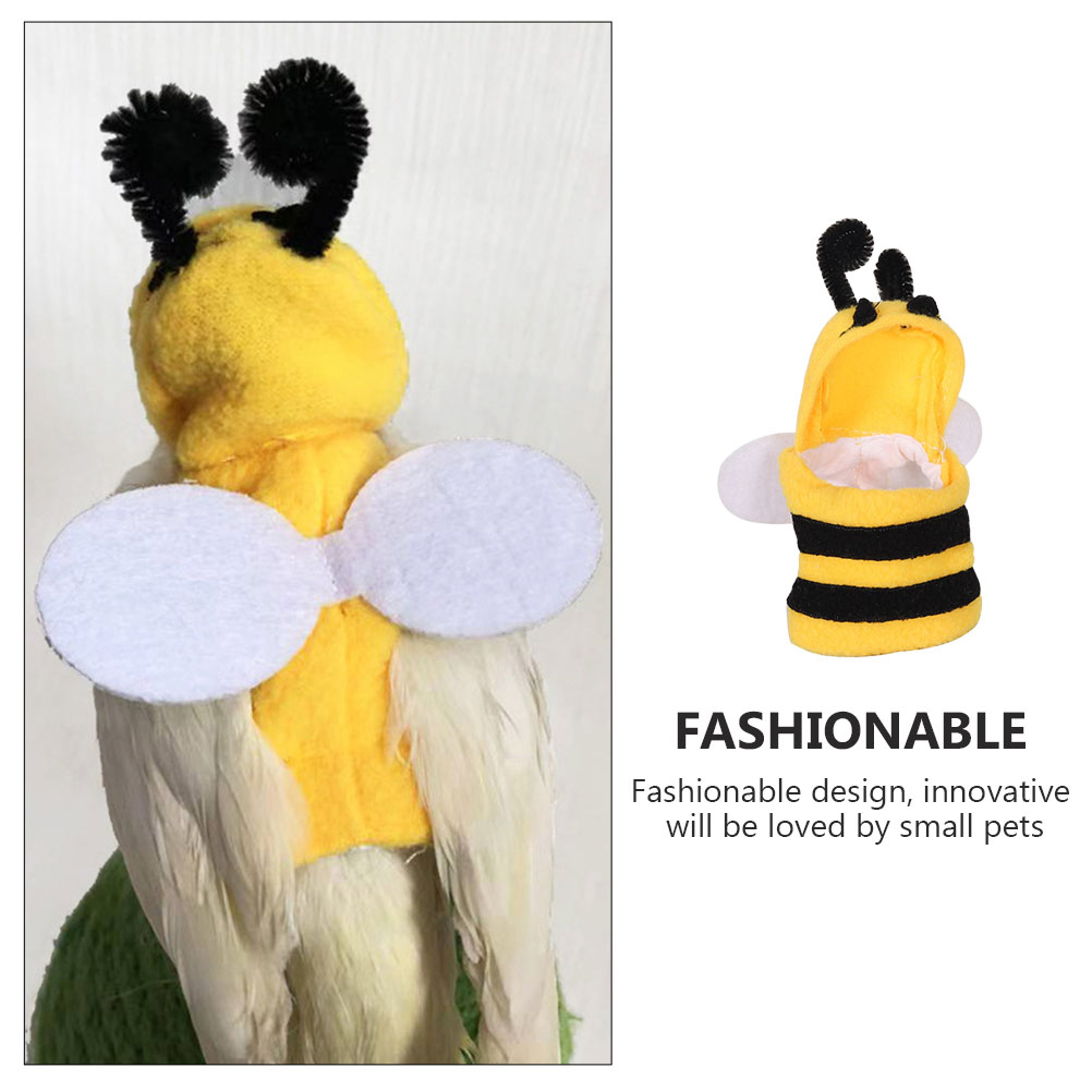 2pcs Warm Bird Clothing Small Parrot Clothing Parrot Clothes Polyester Bird Costume