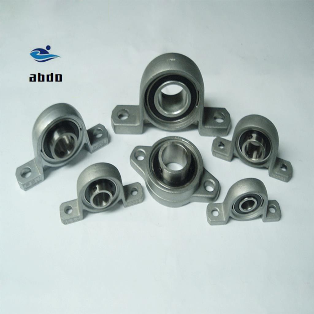 2PCS KP004 Pillow Block Ball Bearing 20mm Zinc Alloy Miniature Bearings Industry Tool 99x21x53mm