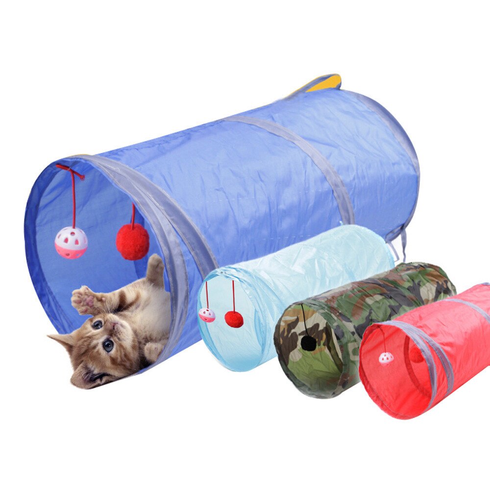 Pet Kat Speel Tunnel Grappige Kat Lange Tunnel Kitten Play Speelgoed Interactieve Kat Toykatten Speelgoed 50*25 Cm @ 45
