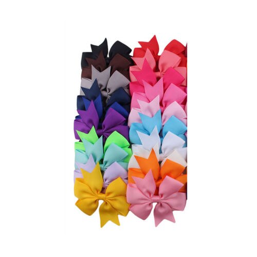 40pc VEEL Baby Meisjes Grote 6 Inch Haarelastiekjes Alligator Haar Clips-Baby Meisje Set: B2 20pcs