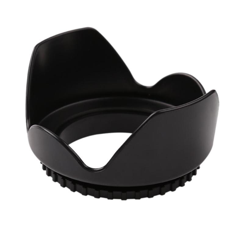 Screw Mount Flower Shape Camera Lens Hood Universal for 52mm Camera Lens