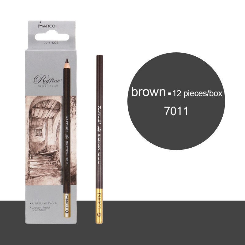 Charcoal Pencil White Charcoal High Light Pen Sketching Pencils Art Supplies Drawing Pencil Soft Medium Hard Charcoal Pencil: Chocolate