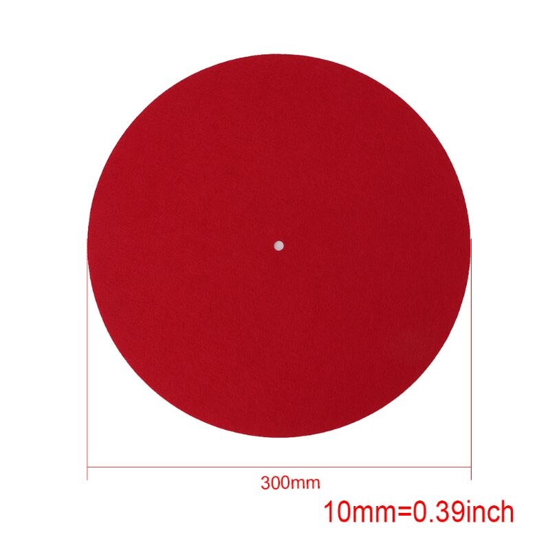 Kork Gummi Plattenspieler Teller matt Slipmat 3mm Filz Teller Anti-Statische Anti-Vibration Für 12 zoll LP Vinyl Rekord: 2
