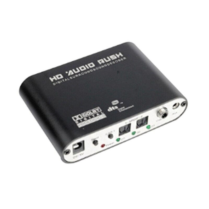 Audio Decoder,Digital Optical Coaxial To Analog Audio Converter 5.1 Audio Decoder AC3 Optical Digital Amplifier: Default Title
