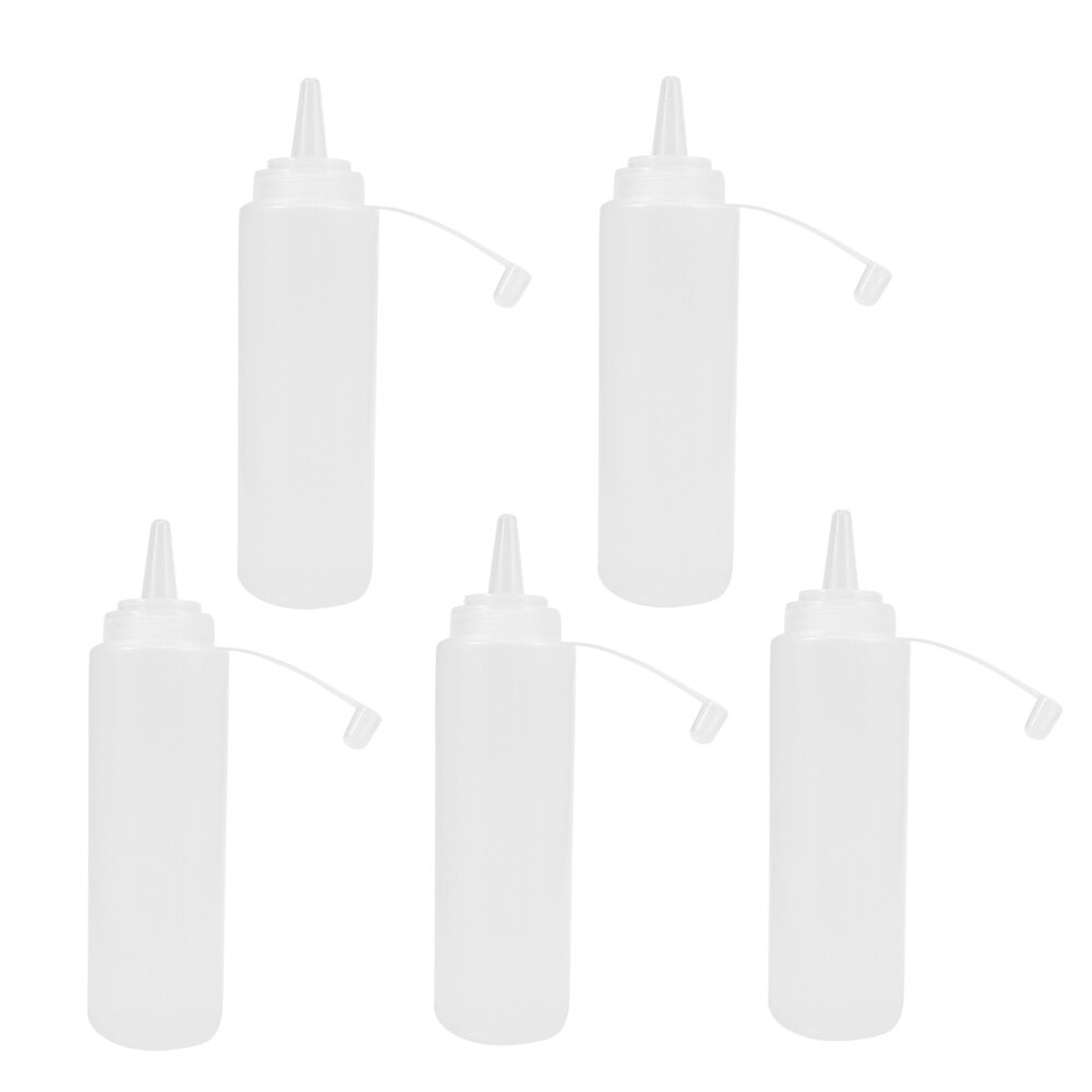 Juvale Plastic Condiment Squeeze Bottles Clear 32 Oz Pack Of 6 For - View #7