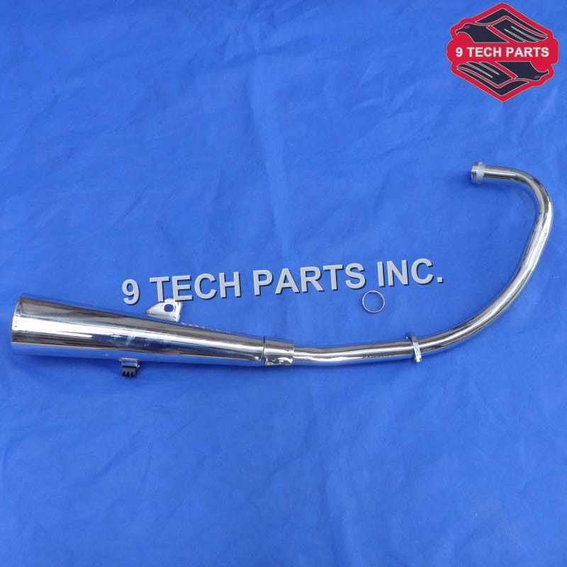 Système d'échappement chromé de remplacement complet GN125 GS125, silencieux