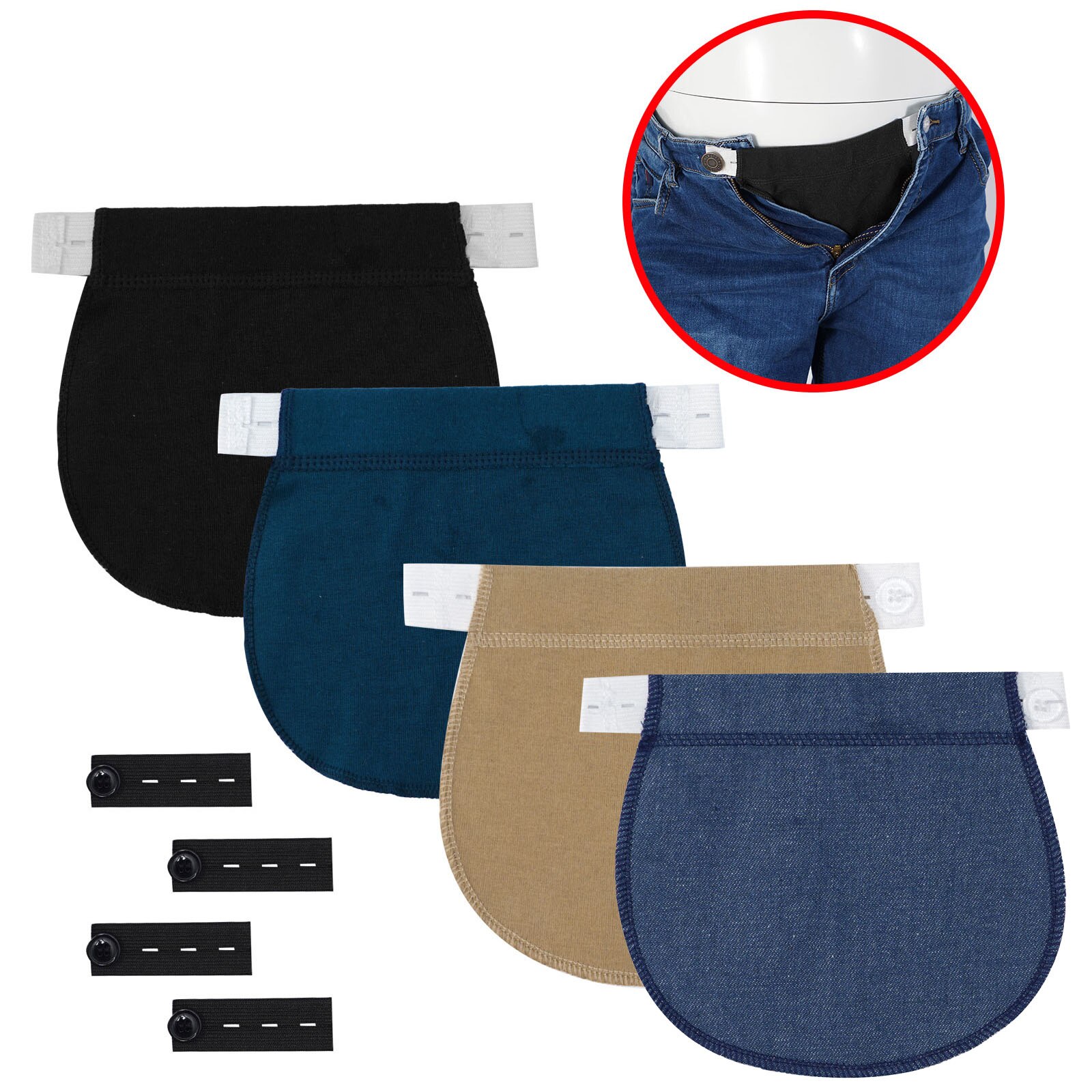 Zwangere Riem Moederschap Broek Extender Zwangerschap Tailleband Riem Extender Verstelbare Elastische Broek Extension Moederschap Riem