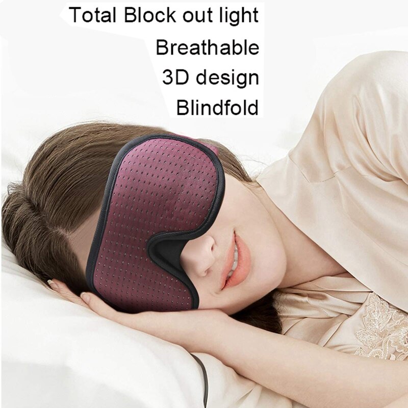 3D Sleeping Eye Mask for Sleep Soft Bandage on Eyes Eyepatch