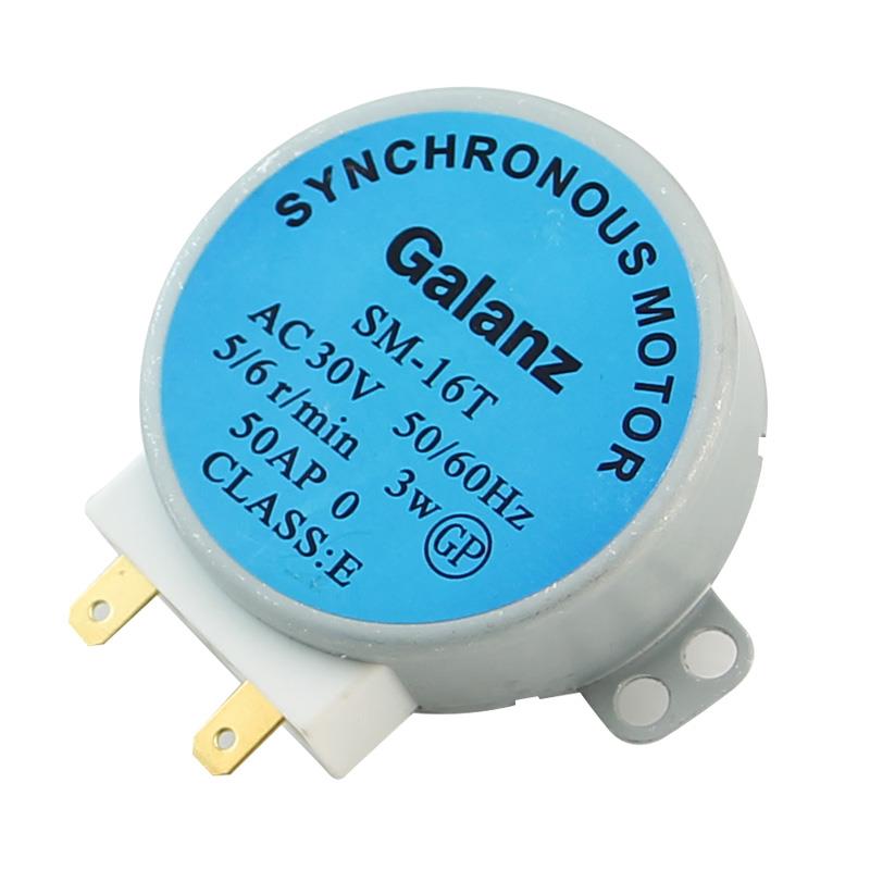 1PC Synchronous Motor SM-16T AC 30V 3W 5/6 RPM 50/60Hz For Microwave Oven Turntable 50 x 18mm/ 2&quot; x 0.7&quot; (D*H)