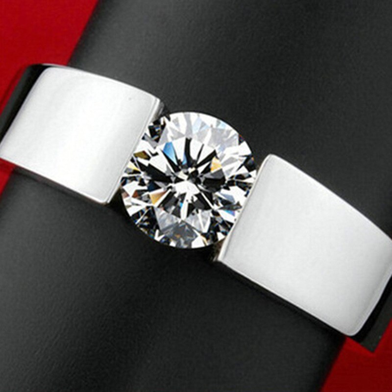 Fdlk enkla strassringar silverfärg roséguld färg blandad färg fyllda cz vigselringar för kvinna