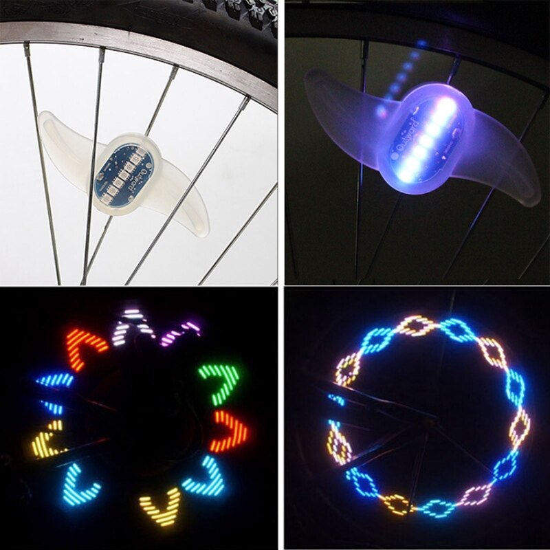 Bike Bright Spokes Premium LED Bike Wheel Lights for Bicycle Road Mountain Outdoor Bicycle tire decoration lights