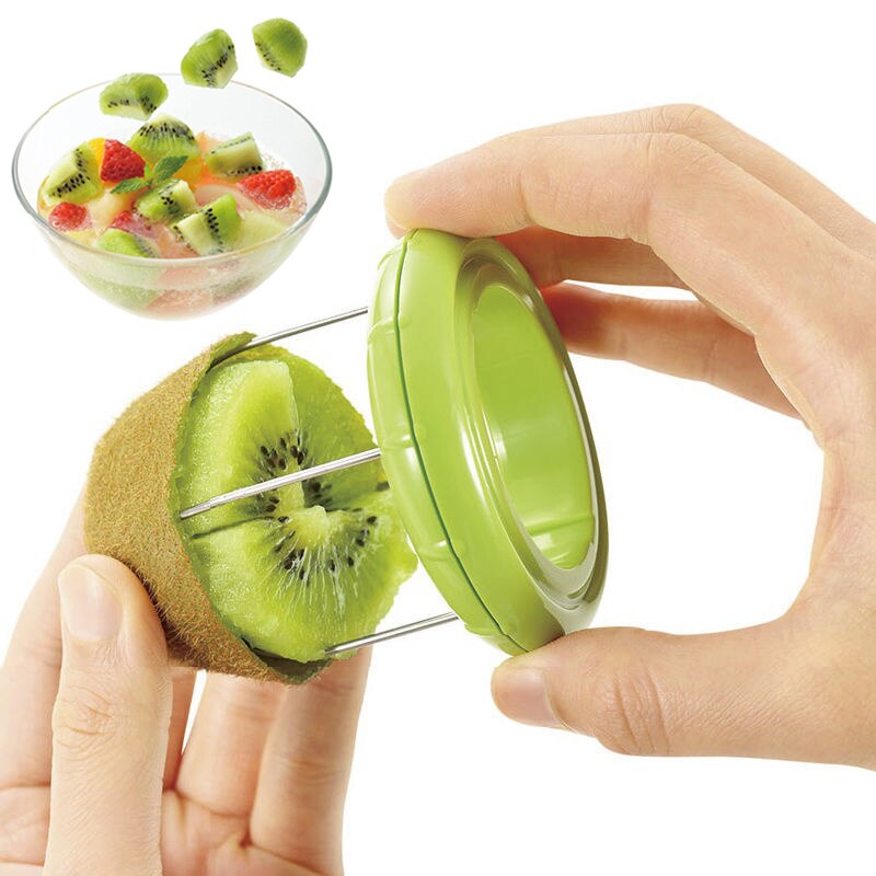 1Pc Fruit Snijden Mes Kiwi Cutter Avocado Cutter Fruit Salade Koken Gereedschap Keuken Gadgets Snijden Accessoires