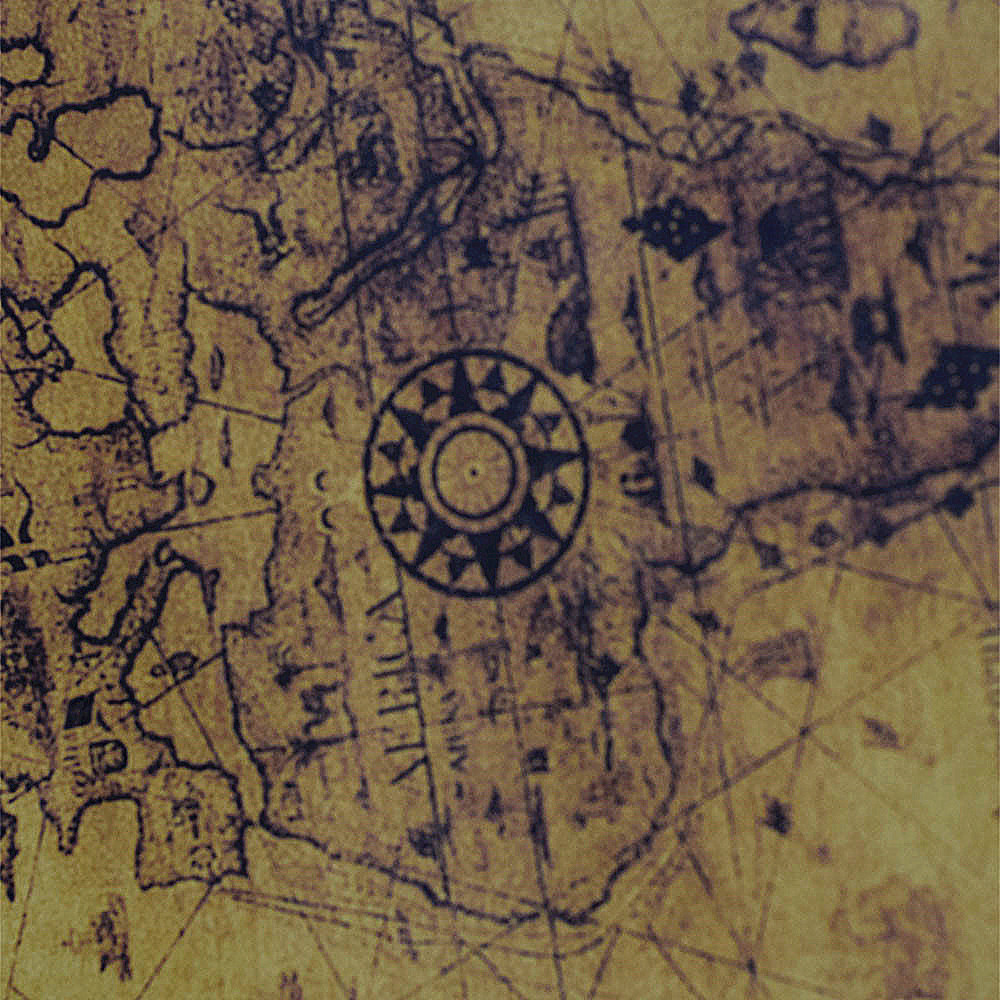 Nautical Ocean Sea world map Retro old Art Paper Painting Home Decor Sticker Living Room Cafe Antique poster Map 71*51 cm