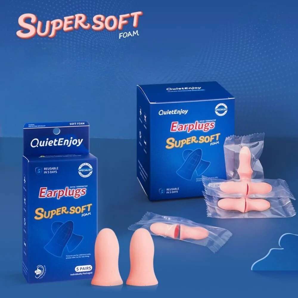 Oordopjes tegen snurken tijdens het slapen, bieden superieure geluidsreductie en -isolatie en zijn oorvriendelijk.