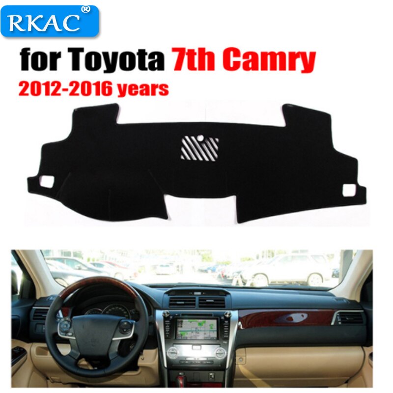Rkac Auto Dashboard Cover Mat Voor Toyota 7th Camry Jaar Linksgestuurde Dashmat Pad Mat Covers dashboard Accessoires