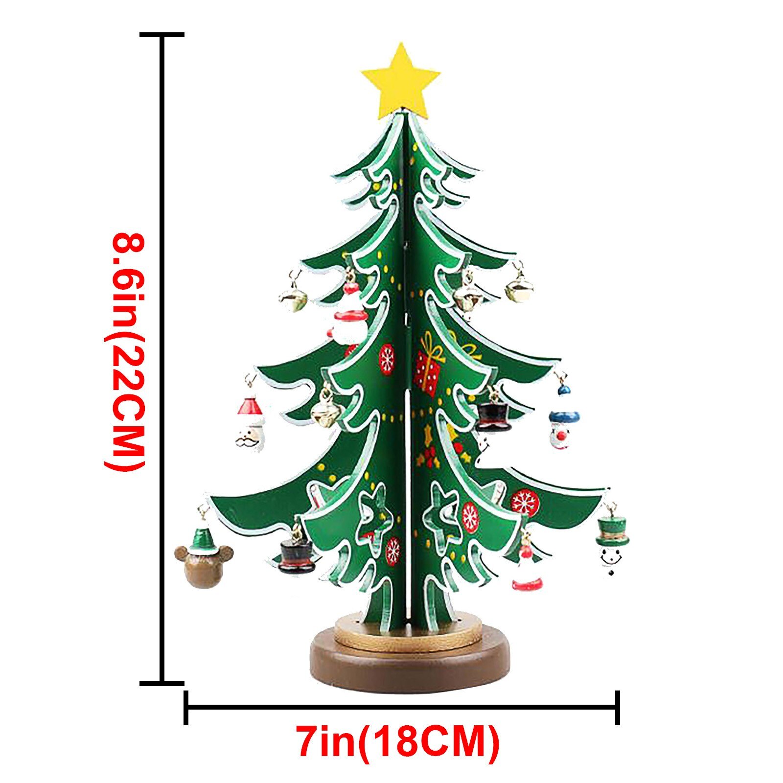 Wooden Christmas Tree Table Desktop Decoration Christmas Party diy christmas decoration Tree christmas Year's navidad