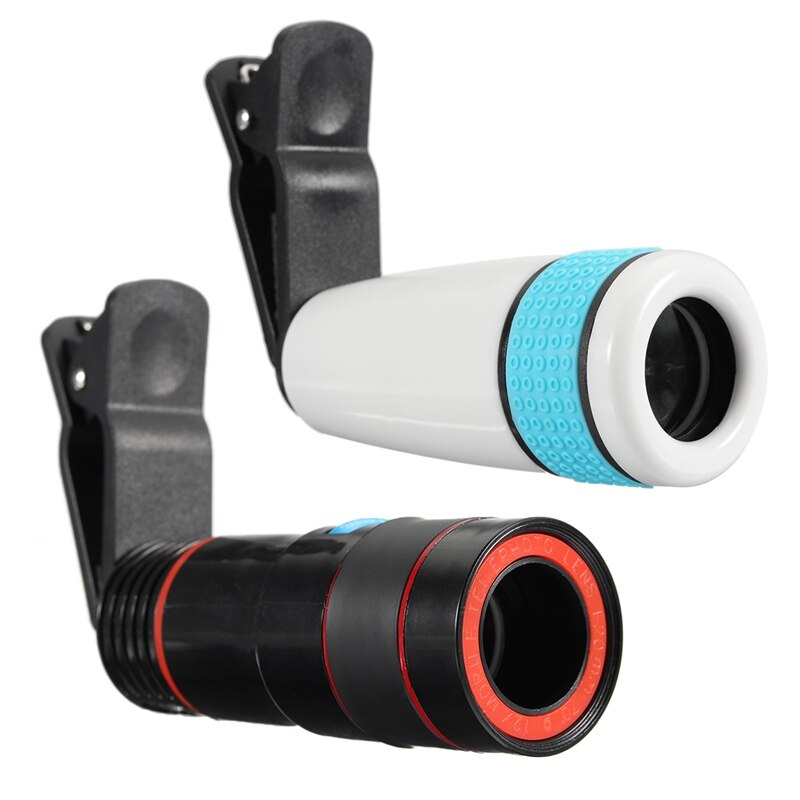 12x Optische Zoom Telescoop Tele Phone Lens Clip Universele Voor iPhone Android Mobiele Telefoon vissen eye Camera Module