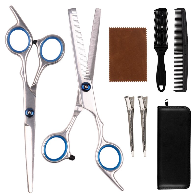 Barber scissors set A 4 piece set машинка для стрижки волос: Black