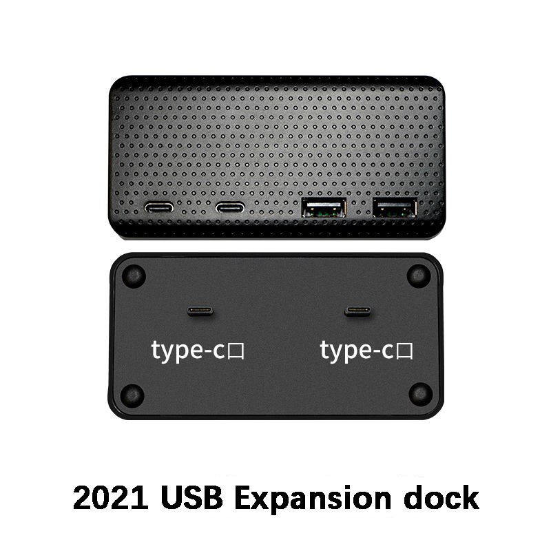 Car USB splitter HUB Expansion dock docking hub For Tesla model3 modelY Car Accessories: Default Title