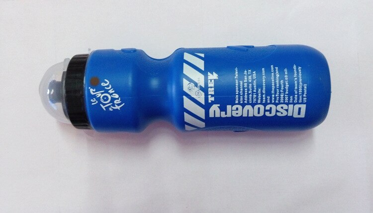 650Ml Fiets Bidon Outdoor Fiets Fietsen Sport Drink Jug Fles Houder Plastic Cycling Drink Water Fles: Sky Blue