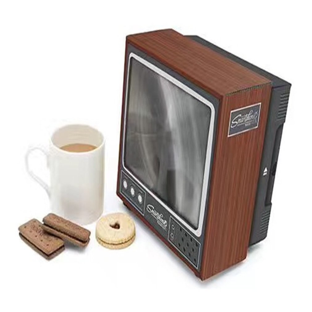 Phone Video Screen Magnifier Retro Small TV Magnifying Tools DIY Fold Magnifiers Desktop Universal Phone Film Amplifier