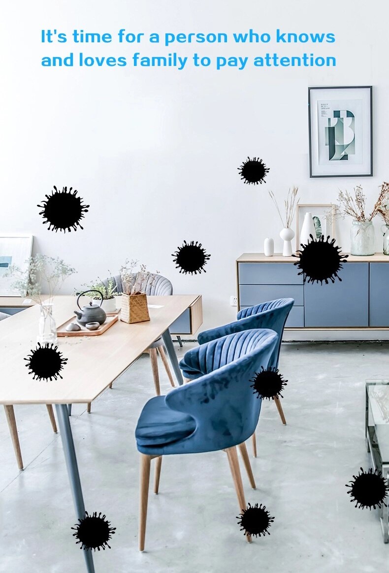 Ozone Generator Multifunctional Active Disinfector Air Purifier Disinfect Smart Deaerator Machine for Home Kitchen Toilet