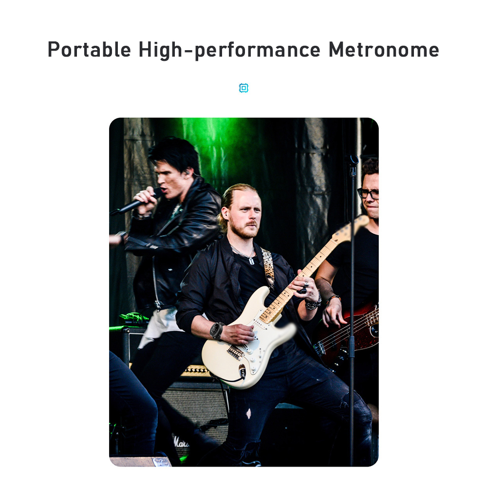 Smart Vibrating Metronome Multifunctional Intelligent Somatosensory Portable Universal Metronome for Guitar Piano Violin Drum