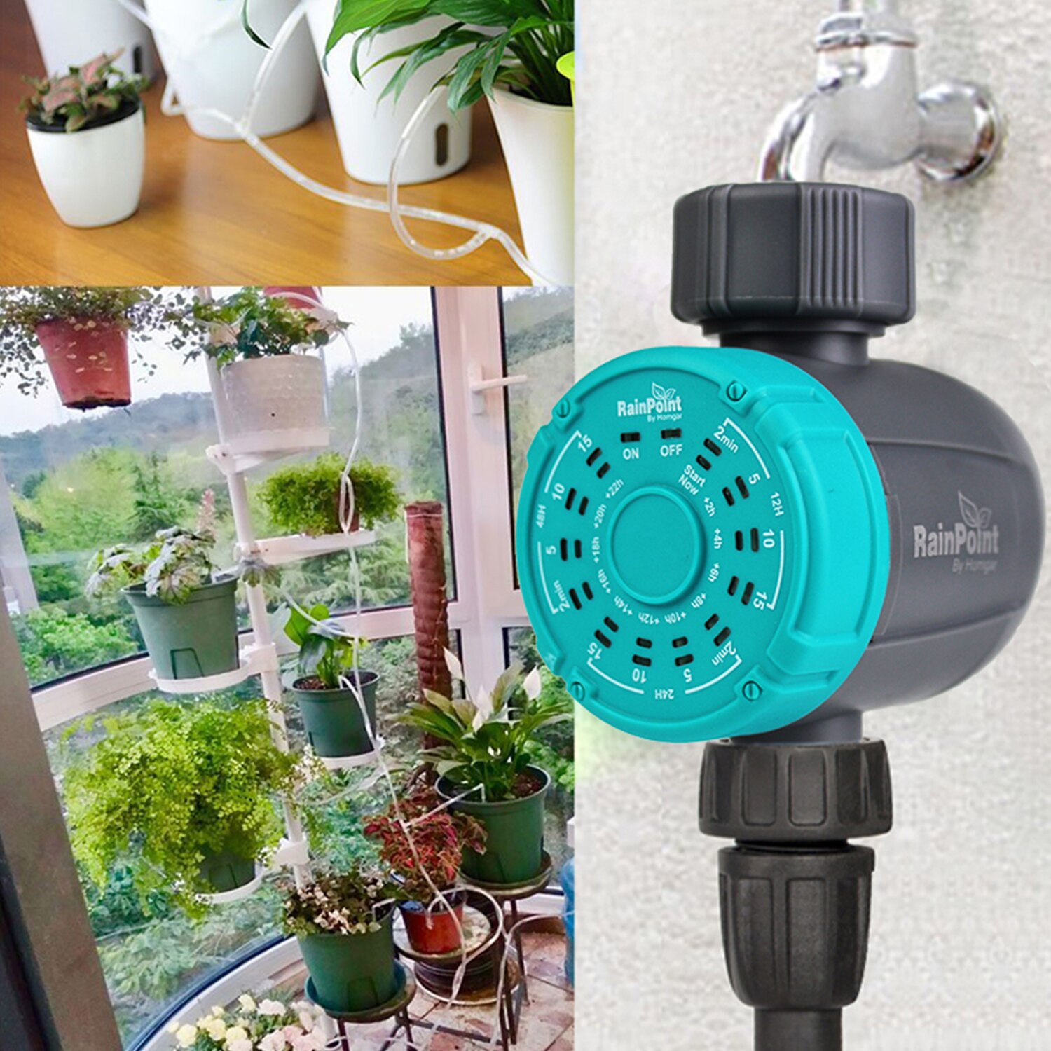 Watering Timer Controller Garden Watering System Electronic Programmable Automatic Watering Waterproof Water Timer